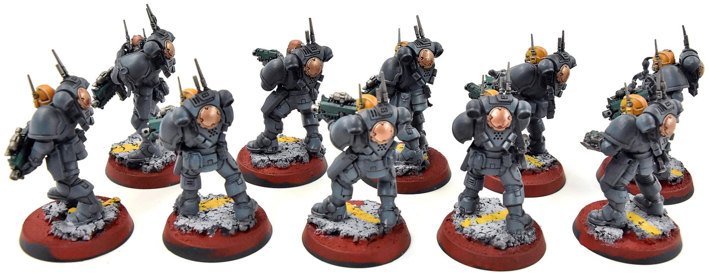 SPACE MARINES 10 Infiltrators #1 WELL PAINTED Warhammer 40K 0382