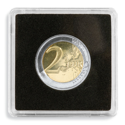 Square Coin Capsules Quadrum Inner Diameter 25 MM