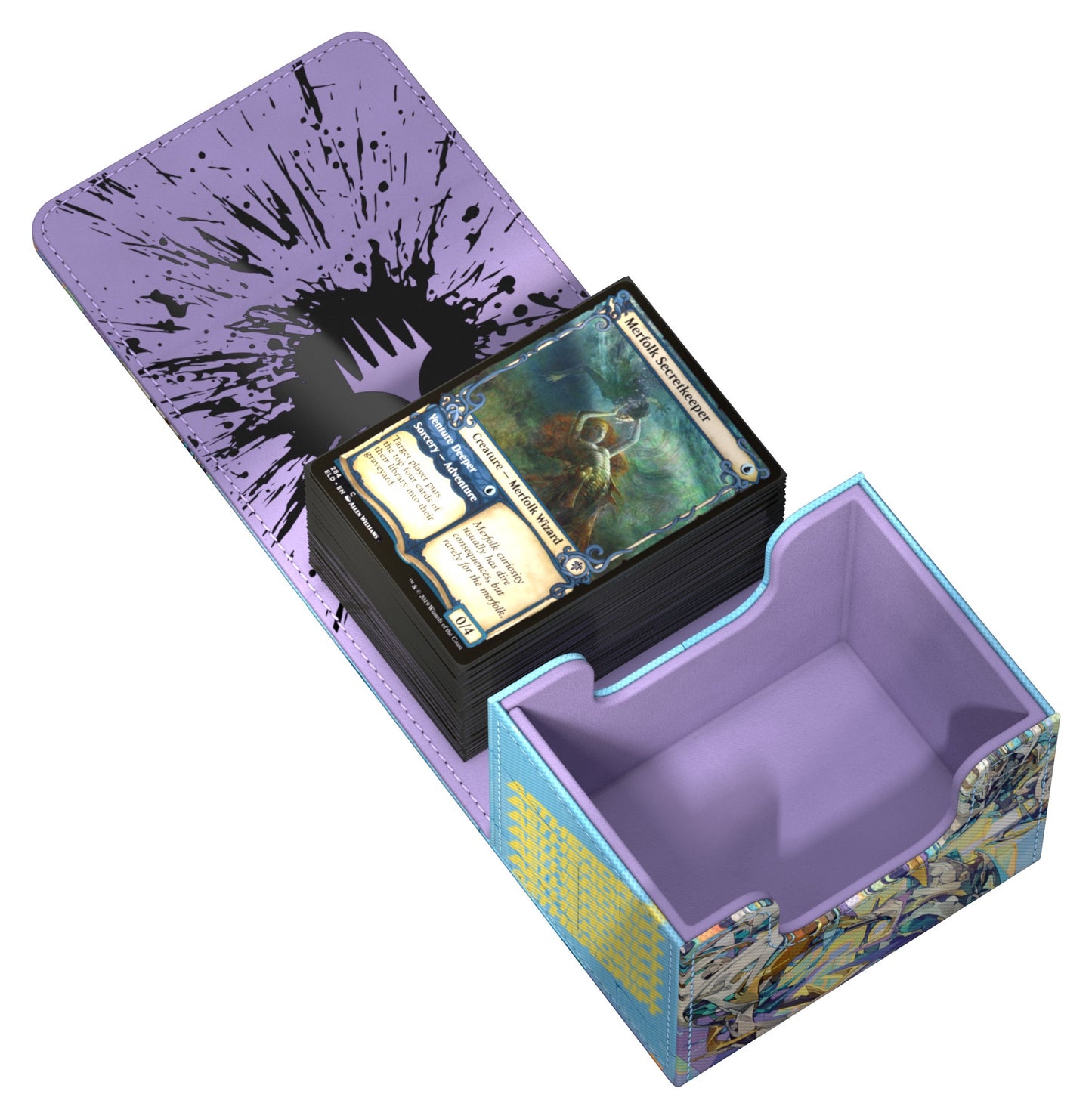 Étui de rangement Ultimate Guard Sidewinder pour plus de 100 cartes Xenoskin MTG Aetherdrift V7