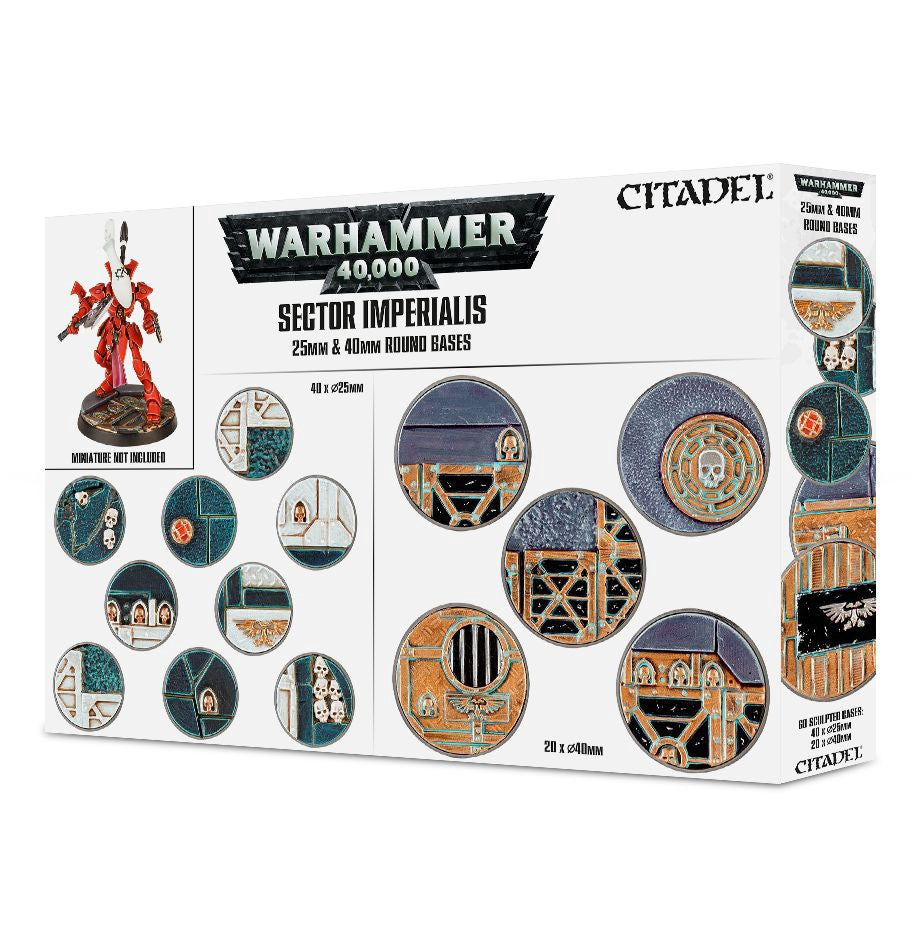 Socles ronds Sector Imperialis de 25 mm et 40 mm
