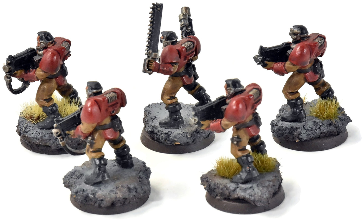 BLOOD ANGELS 5 Scouts #3 WELL PAINTED Warhammer 40K