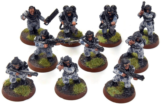 ASTRA MILITARIUM 10 Cadian Shock Troops #21 WELL-PAINTED Warhammer 40K