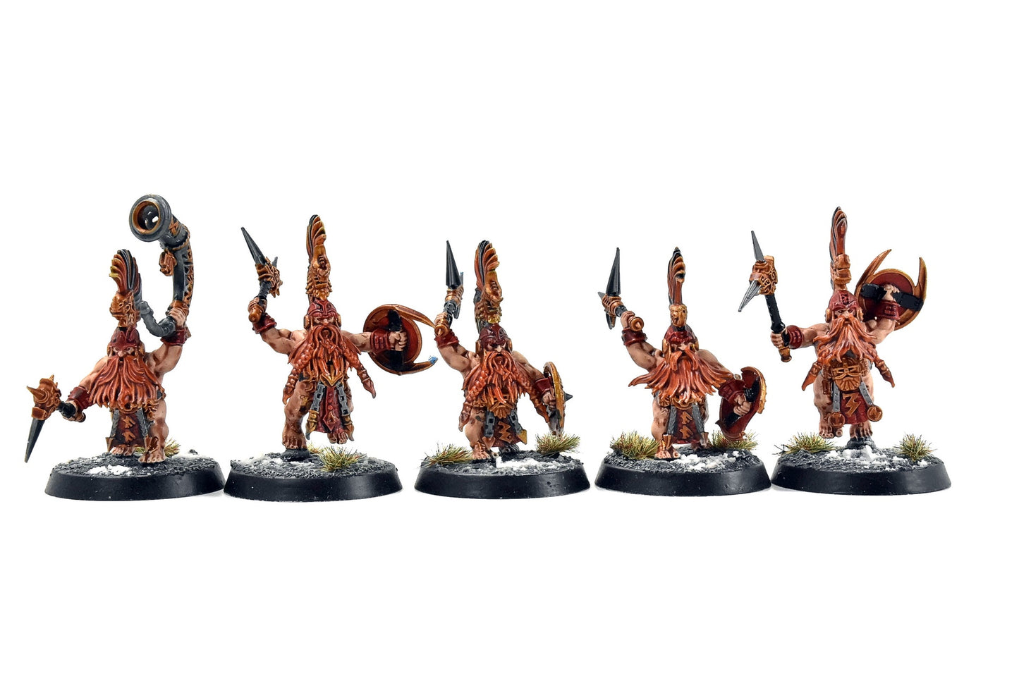 FYRESLAYERS 10 Vulkite Bersekers #4 PRO PAINTED Warhammer Sigmar