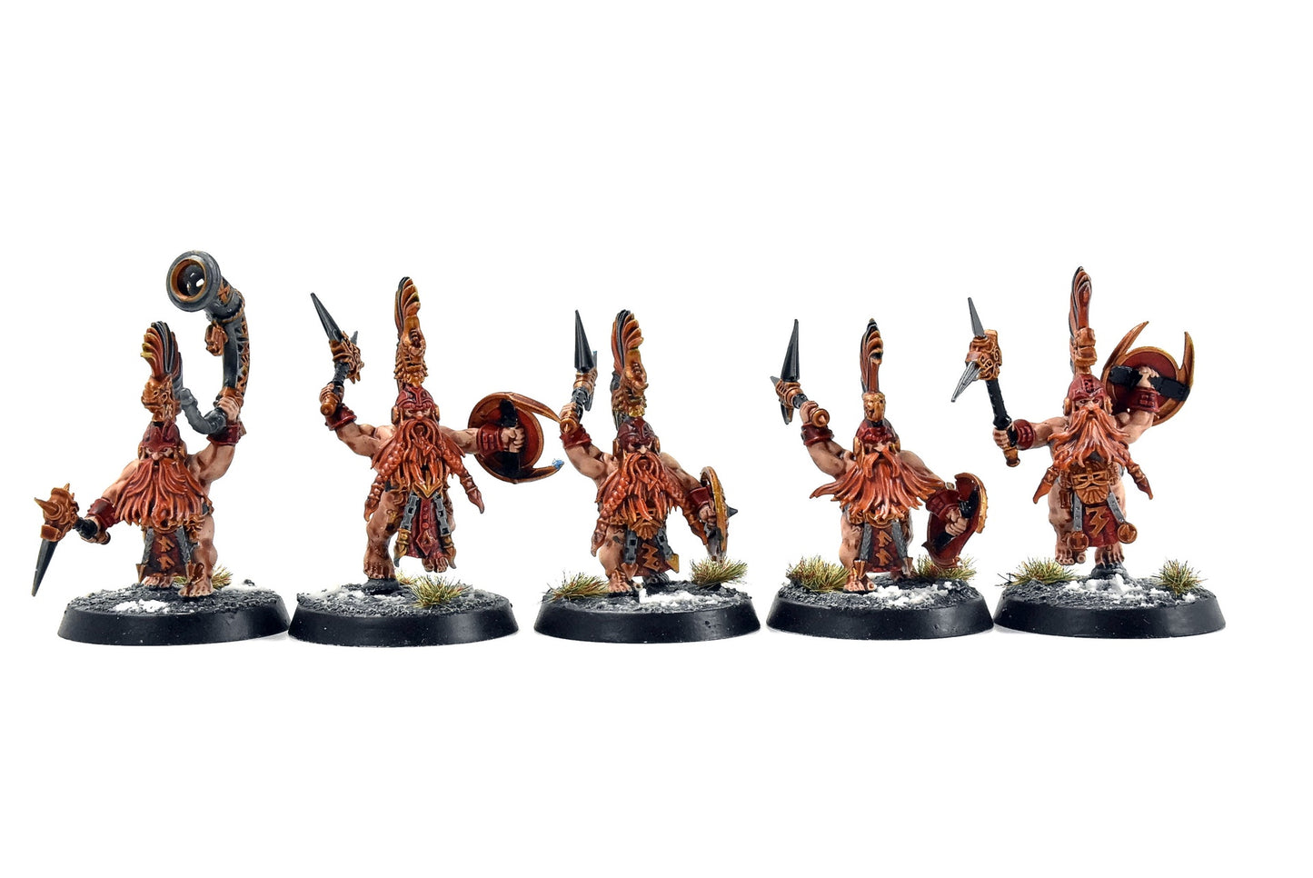 FYRESLAYERS 10 Vulkite Bersekers #4 PRO PAINTED Warhammer Sigmar