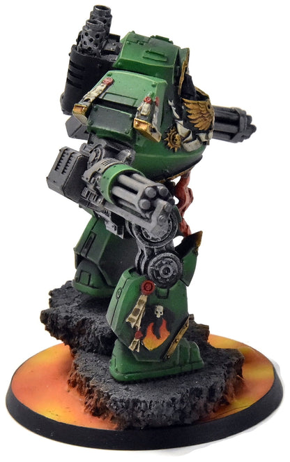 SPACE MARINES Contemptor Dreadnought #3 WELL PAINTED Warhammer 40K Salamanders