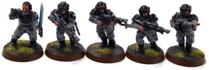ASTRA MILITARIUM 10 Cadian Shock Troop #18 WELL-PAINTED Warhammer 40K
