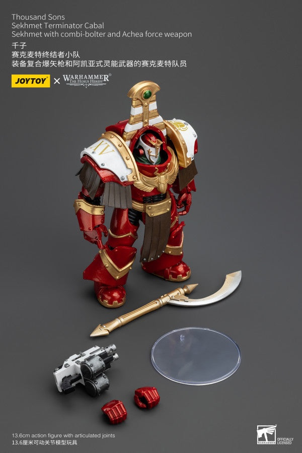 Sekhmet Terminator Cabal Sekhmet With Combi-Bolter And Achea Force Weapon