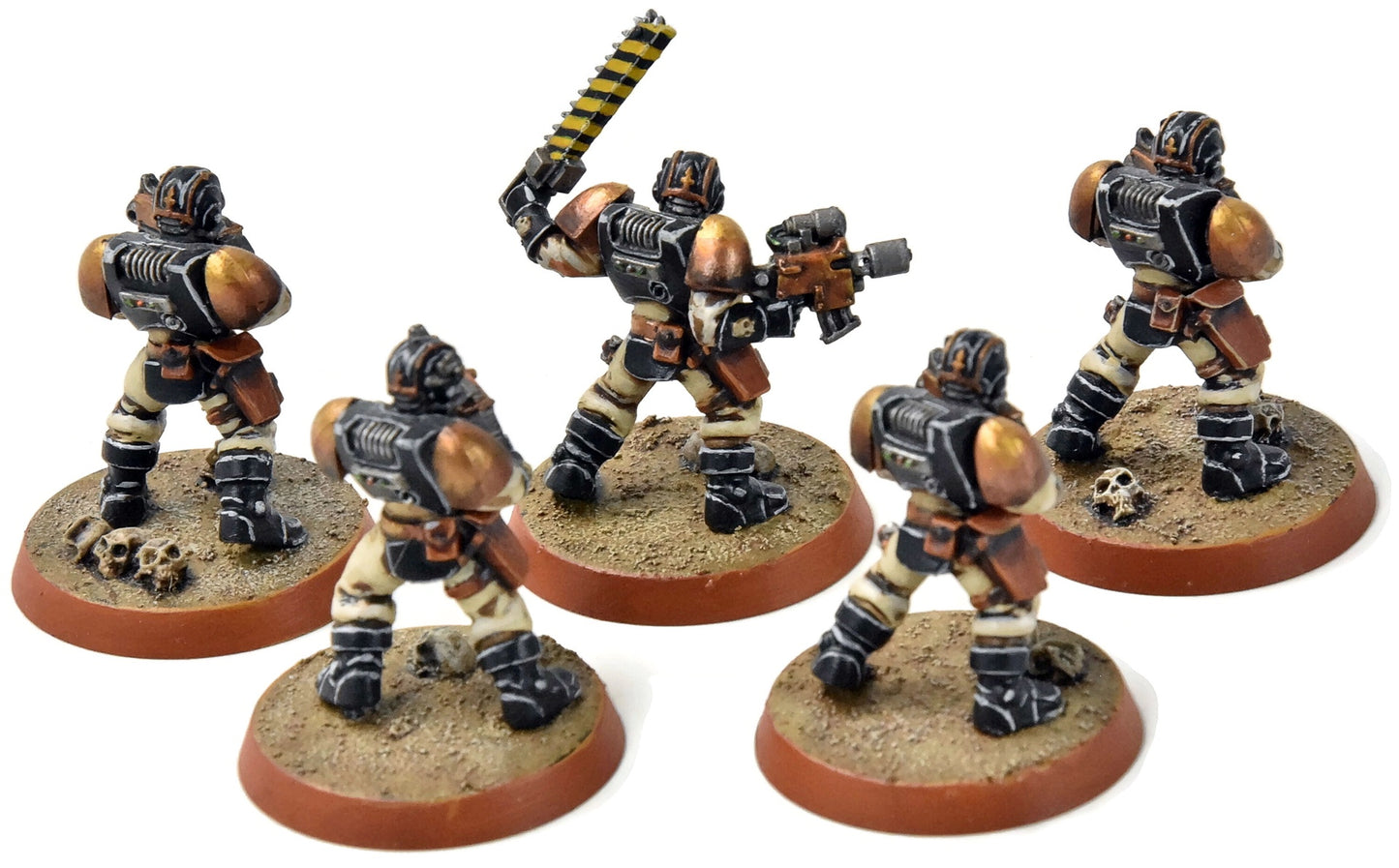 SPACE MARINES 5 Scouts Converted #2 PRO PAINTED Warhammer 40K