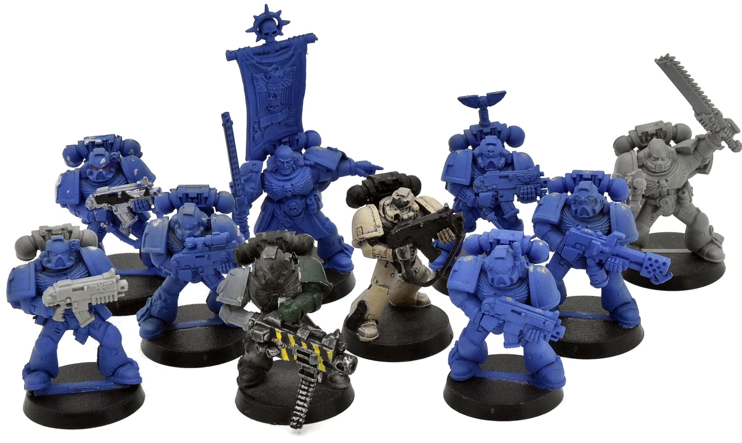 SPACE MARINES 10 Tactical Marines #12 Warhammer 40K