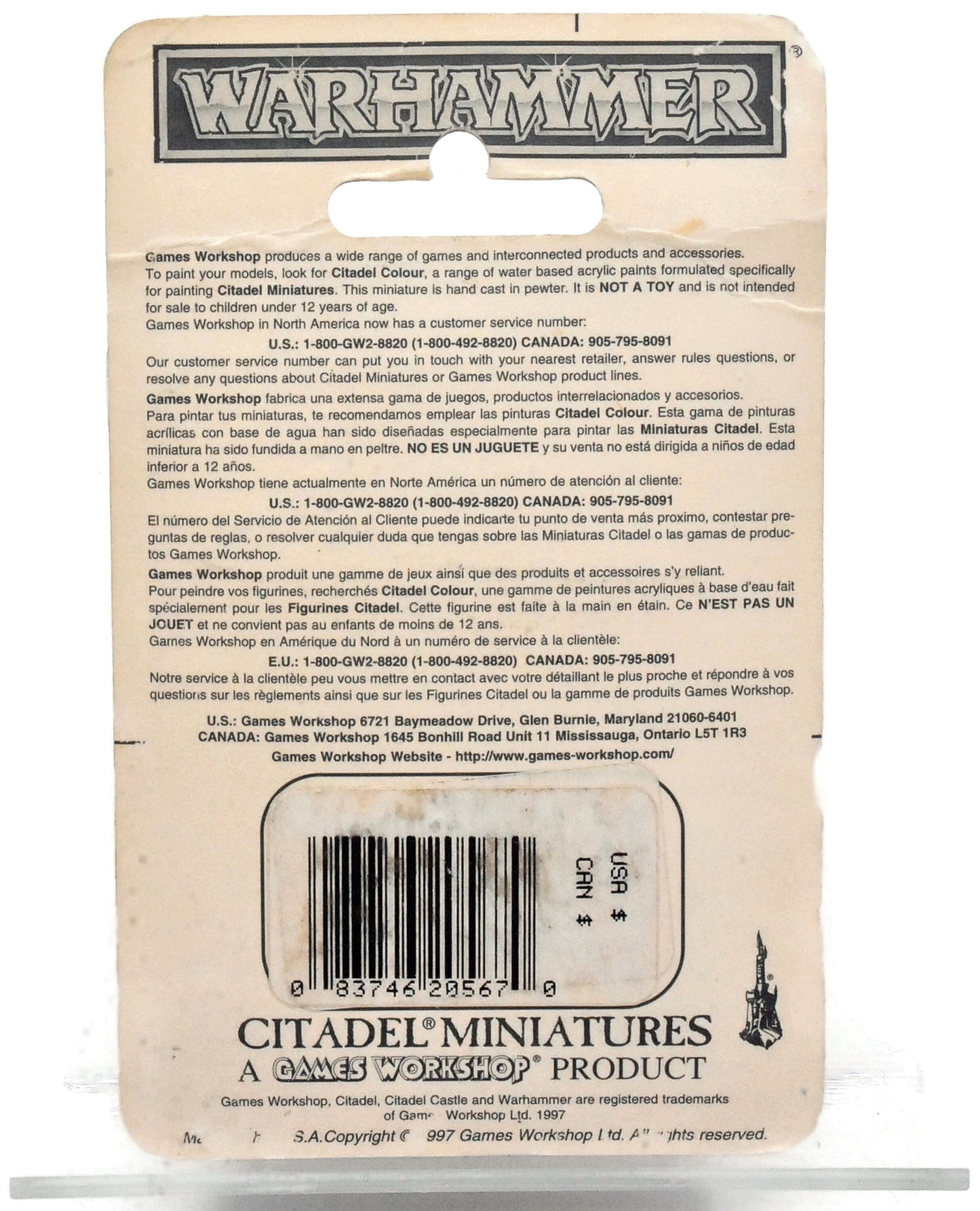 BRETONNIA Men At Arms Command #2 METAL Warhammer Fantasy Blister 8567B