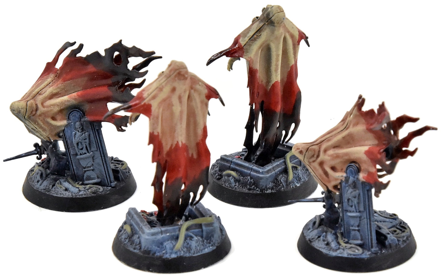 NIGHTHAUNT 4 Myrmourn Banshees #2 WELL PAINTED Sigmar 4214
