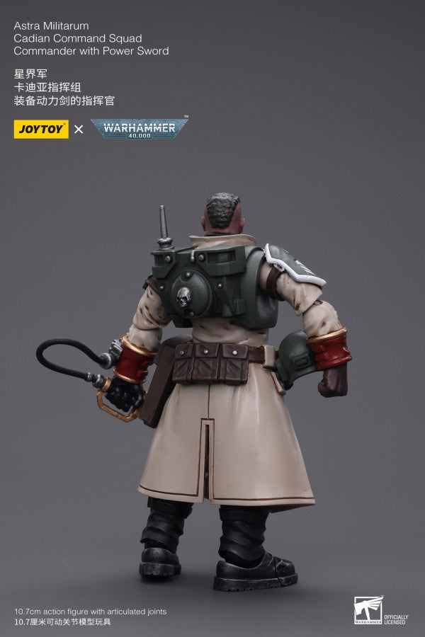 Cadian Command Squad Commander with Power Sword Astra Militarum Joy Toy