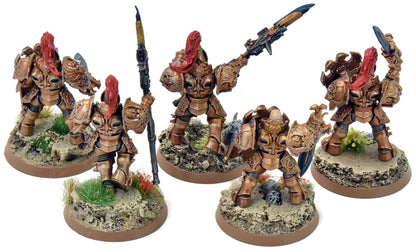 ADEPTUS CUSTODES 5 Custodian Guards Squad #2 PRO PAINTED Warhammer 40K