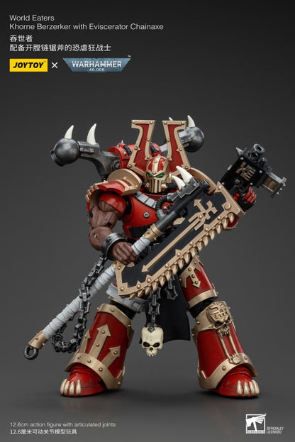 Khorne Berzerker with Eviscerator Chainaxe World Eaters Joy Toy