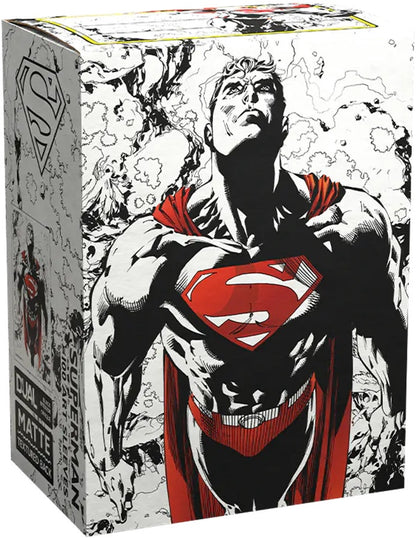 Dragon Shield Sleeves Superman Core Red/white 100ct