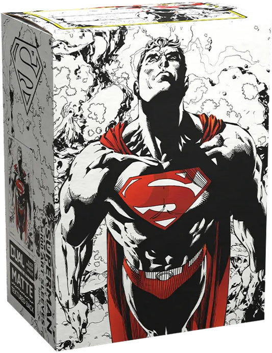 Dragon Shield Sleeves Superman Core Red/white 100ct