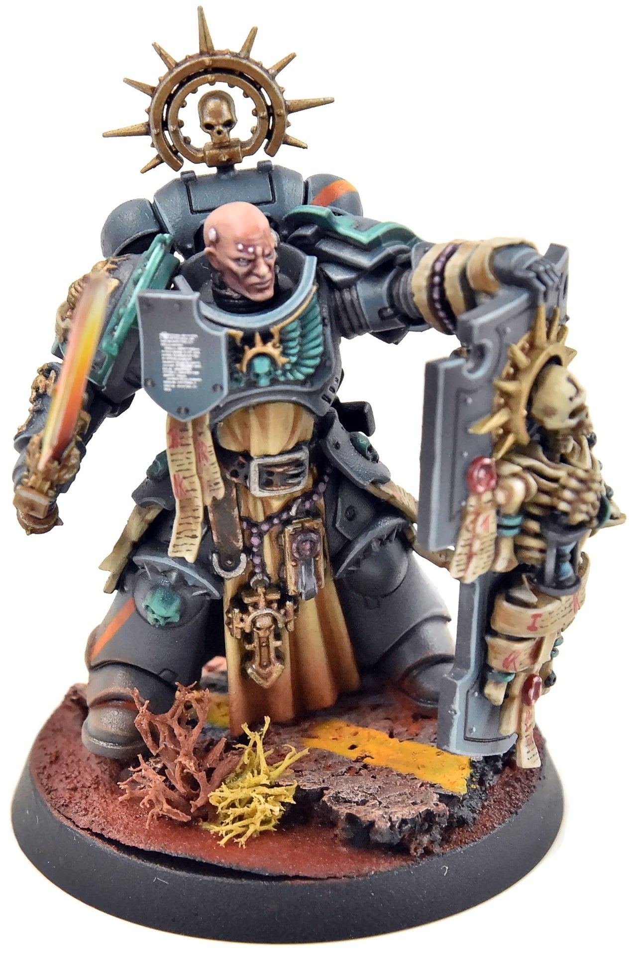 SPACE MARINES Idomitus Captain #1 PRO PAINTED Warhammer 40K