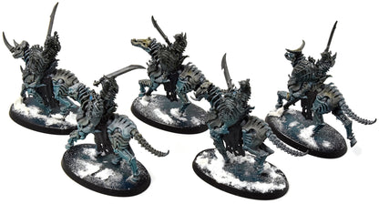 OSSIARCH BONEREAPERS 5 Kavalos Deathriders #6 WELL PAINTED Sigmar