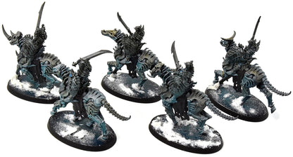 OSSIARCH BONEREAPERS 5 Kavalos Deathriders #6 WELL PAINTED Sigmar