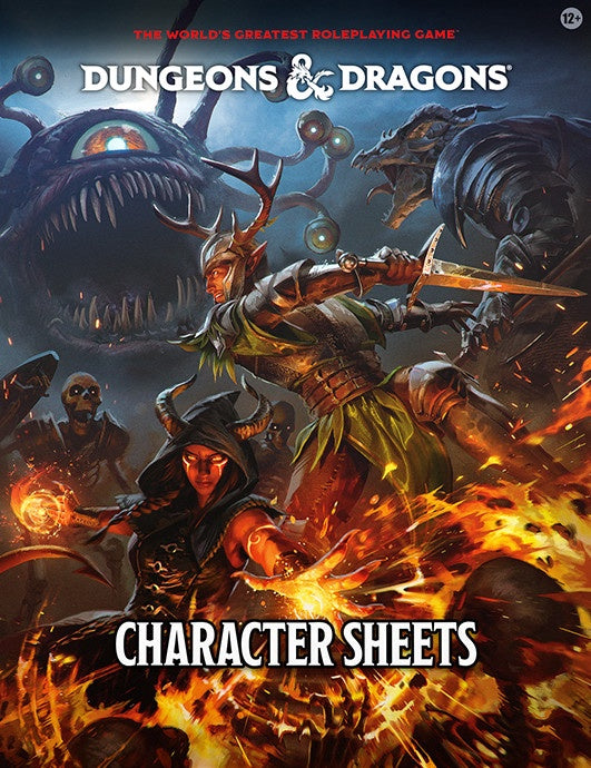 Wizards of the Coast Dungeons & Dragons (2024) Character Sheets