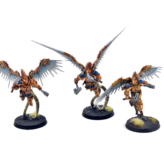 STORMCAST ETERNALS 3 Prosecutors with Celestial Hammers #2 PRO PAINTED