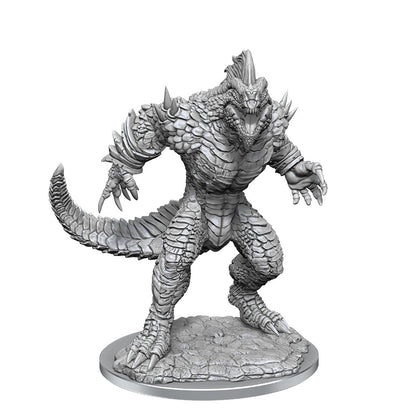 D&d Unpainted Minis Wv21 Lizardfolk Render