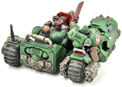 DARK ANGELS Attack Bike #1 WELL PAINTED Warhammer 40K Upgraded outrider