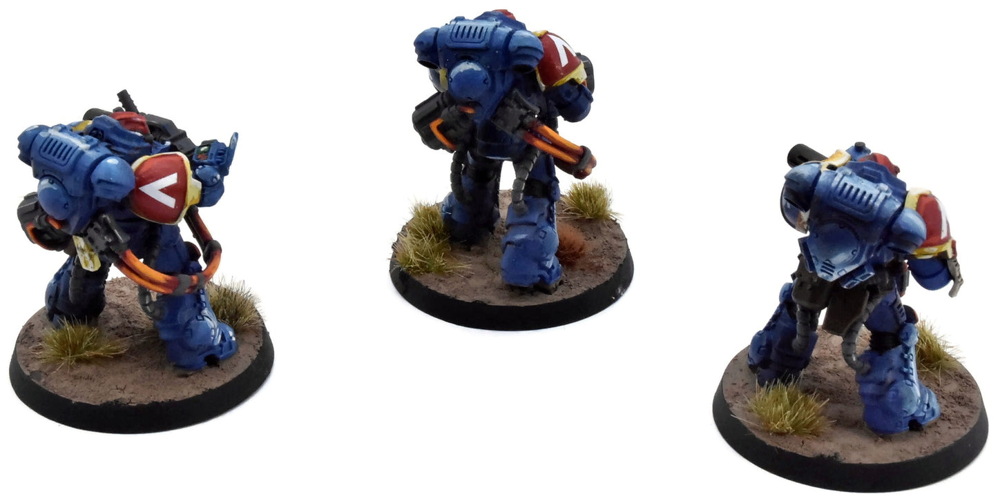 SPACE MARINES 3 Primaris Eradicators #1 WELL PAINTED Warhammer 40K 1284