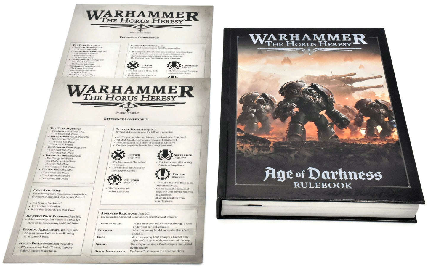 BOOKS & ACCESSORIES Saturnine AGE of Darkness Rulebook #1 The Horus Heresy