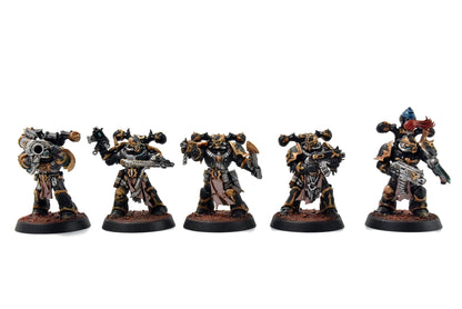 CHAOS SPACE MARINES 10 Chaos Space Marines #1 PRO PAINTED 40k