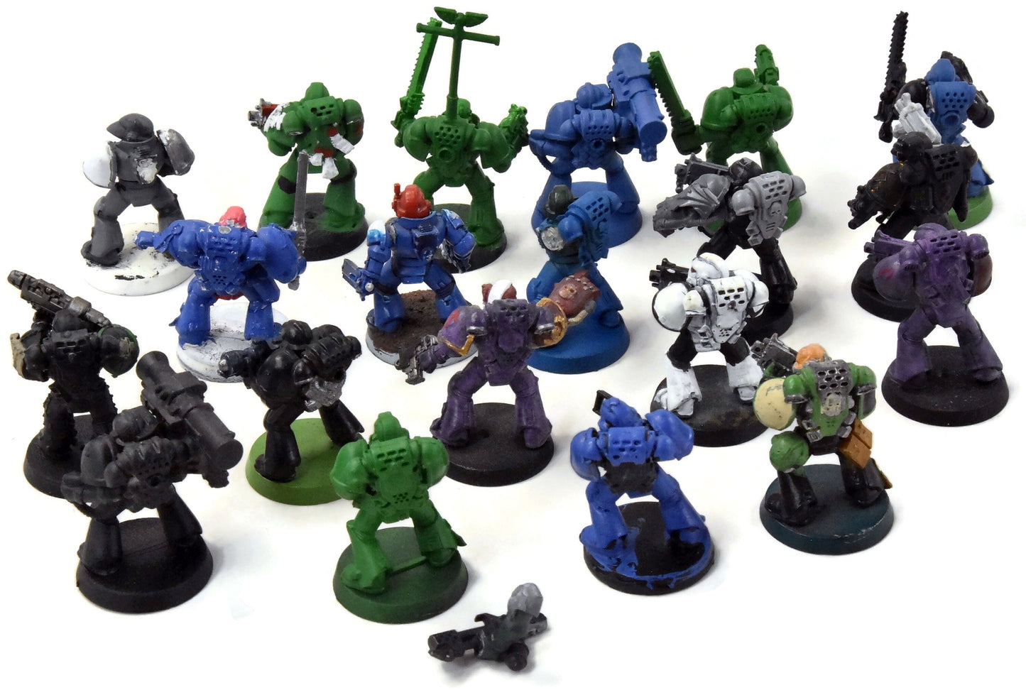 SPACE MARINES 20 Tactical Marines #17 Incomplete Warhammer 40K