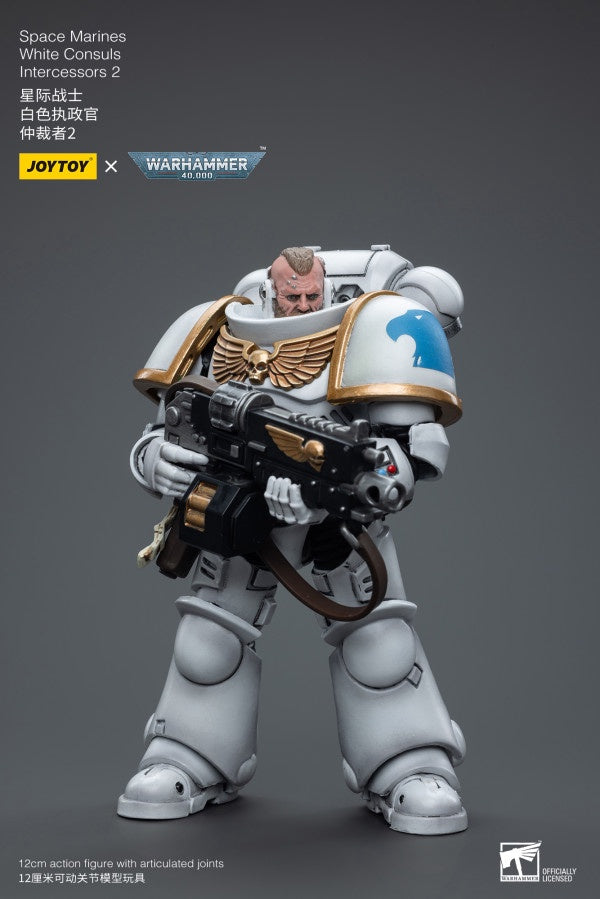 White Consuls Intercessors 2 Space Marines Joy Toy