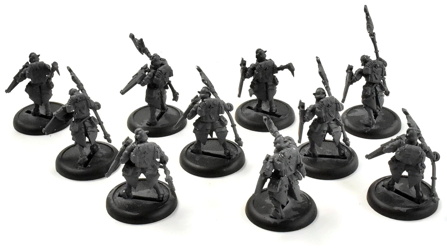 WARMACHINE Retribution of Scyrah 10 Houseguard Halberdiers #1 METAL