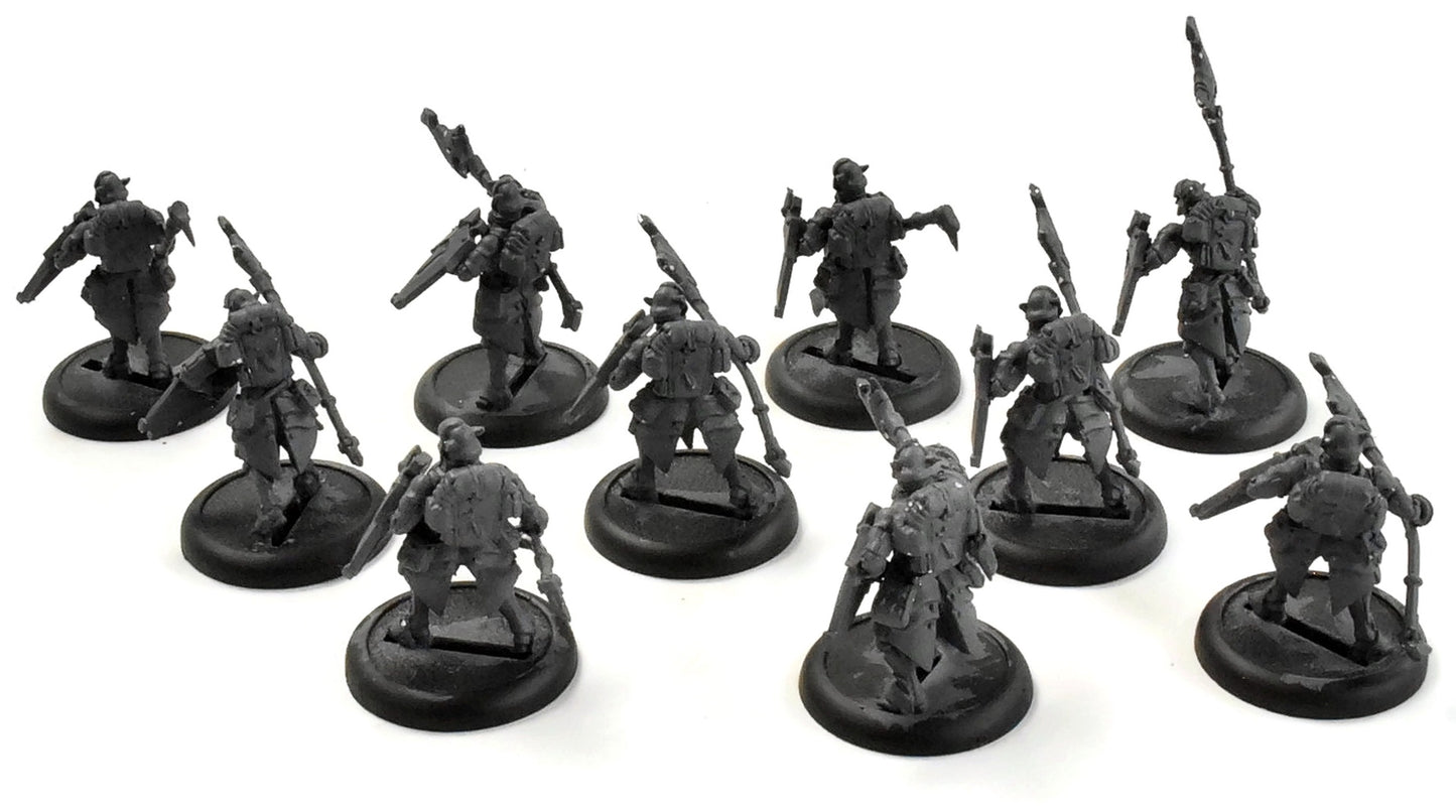 WARMACHINE Retribution of Scyrah 10 Houseguard Halberdiers #1 METAL
