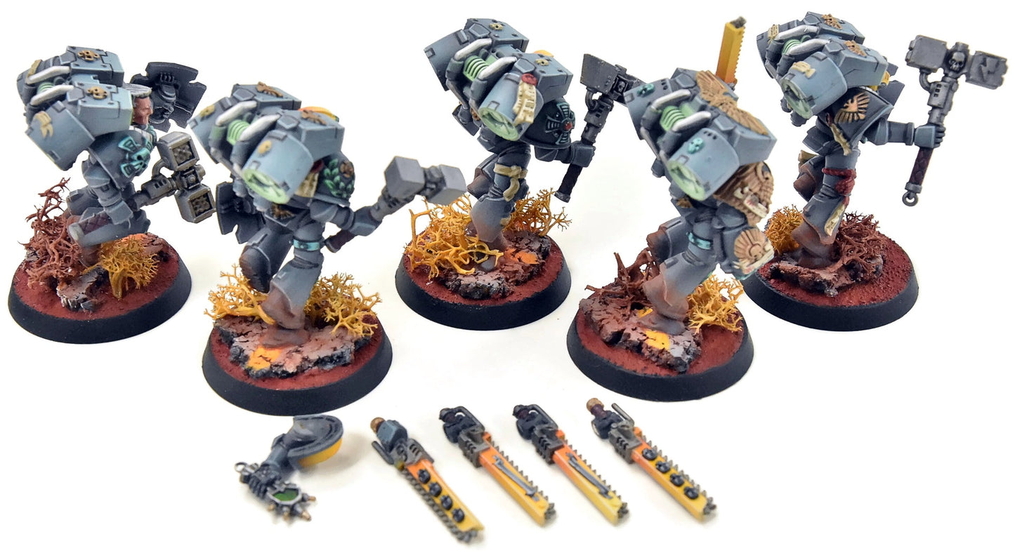 SPACE MARINES 5 Vanguard Marines #2 PRO PAINTED Warhammer 40K