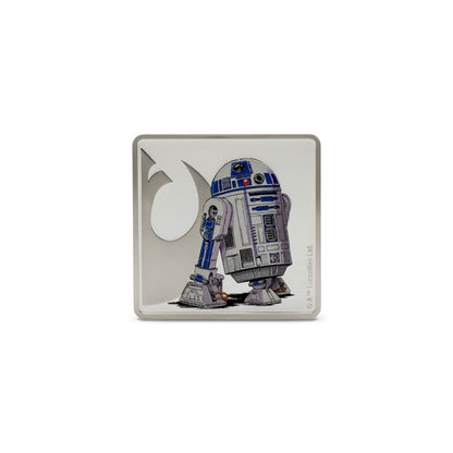 AGORO Star Wars Allies - Luke Skywalker & R2-D2 1oz Silver Medallion