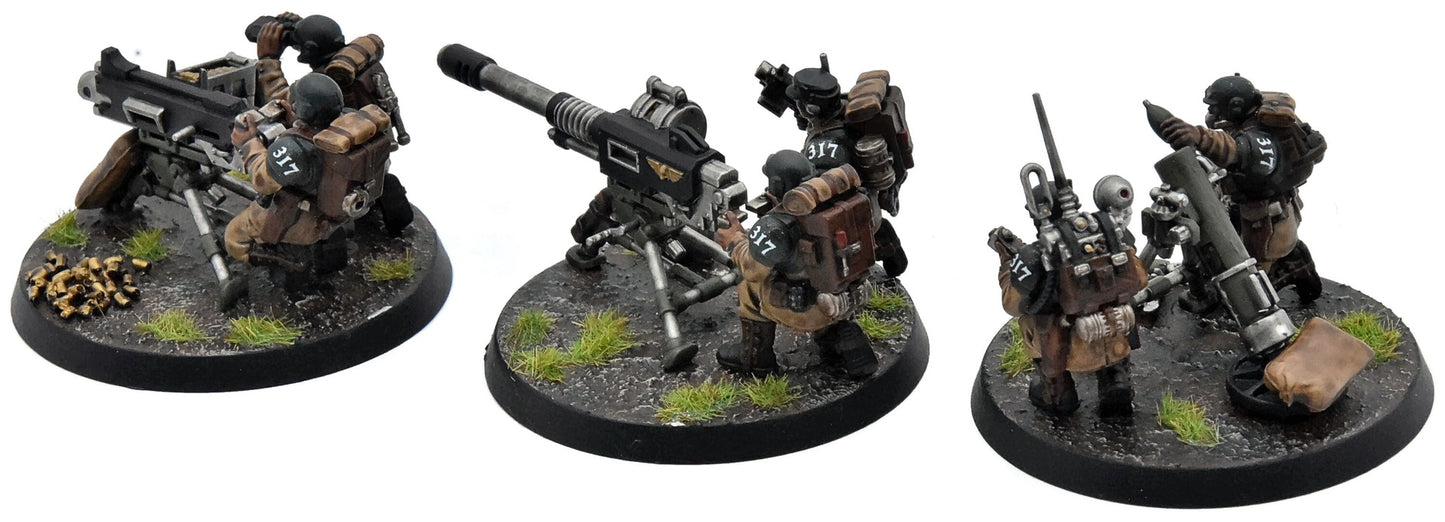 ASTRA MILITARUM 3 Heavy weapon Squad #1 PRO PAINTED Warhammer 40K
