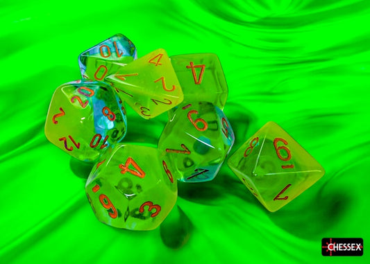 Gemini 7-die Set Plasma Green- Teal/orange Luminary