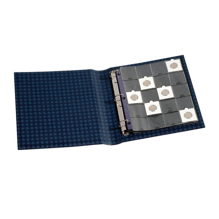10 X Storage Sheet For 2X2 Inches Coin Holders (Blue Strip)