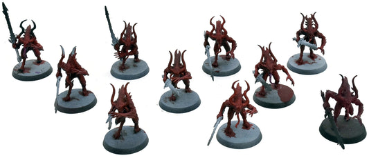 BLADES OF KHORNE 10 Bloodletters Of Khorne #2 Warhammer Sigmar 3913