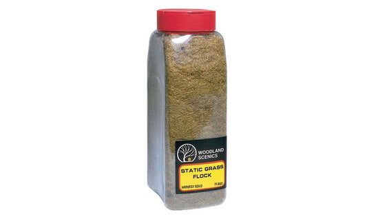 Woodland Scenics Static Grass Flock harvest Gold (32 Oz) FL632