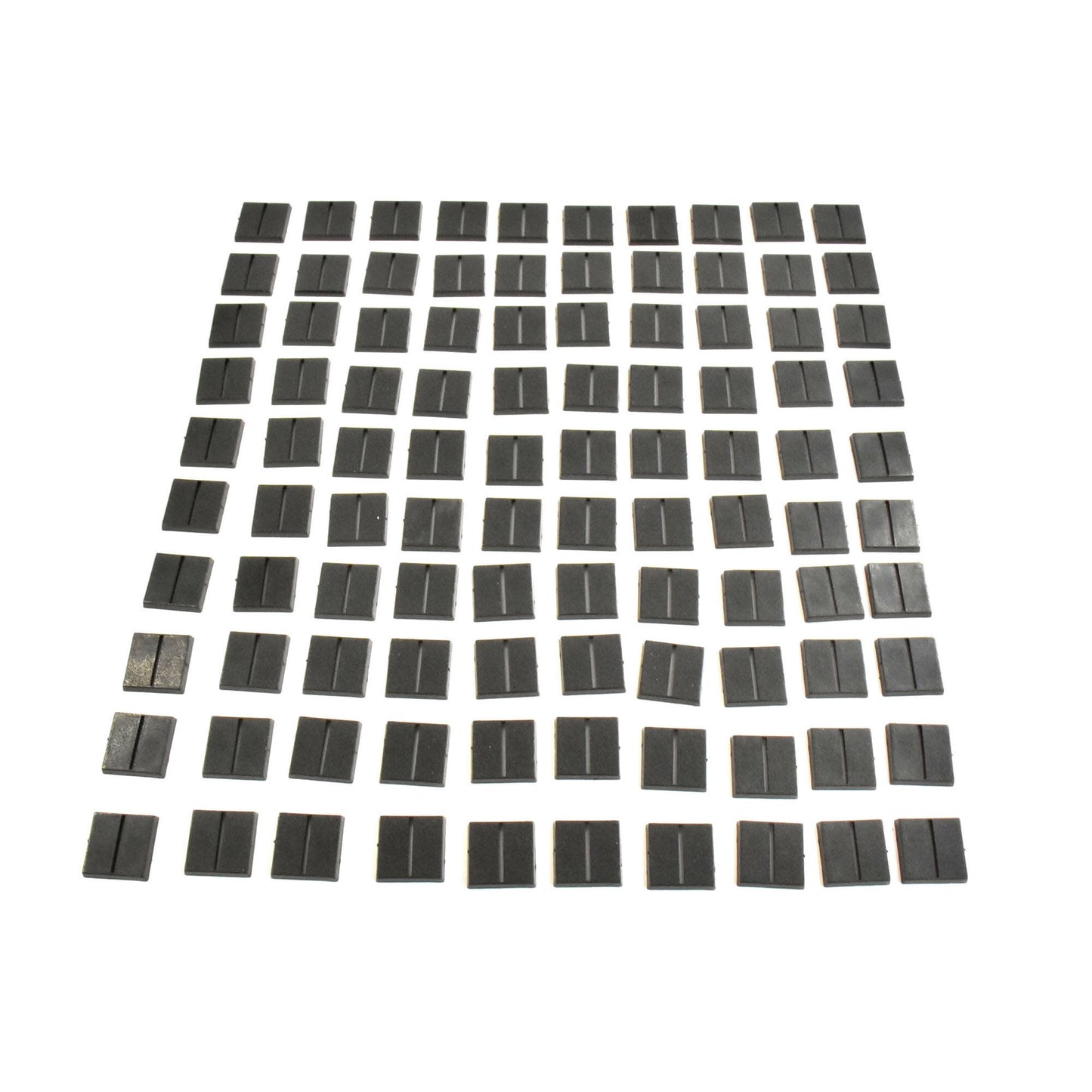 100 * 25mm Square with Slot Bases