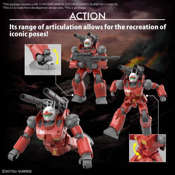 Bandai HG GUNCANNON (CUCURUZ DOAN’S ISLAND Ver.) 1/144
