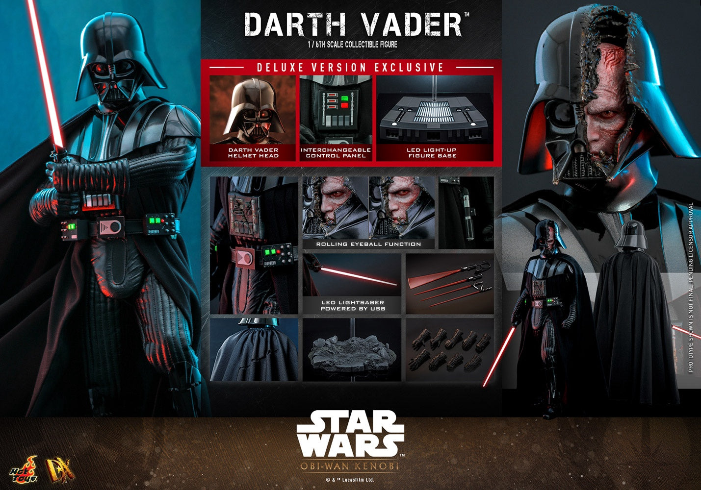 Sideshow - Darth Vader Deluxe Sixth Scale Figure