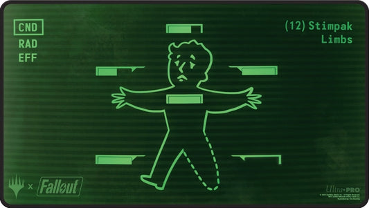 Ultra Pro Playmat Mtg Fallout Y Black Stitch