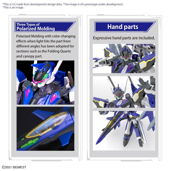 Bandai HG YF-29 DURANDAL VALKYRIE (MAXIMILIAN JENIUS USE) FULL SET PACK 1/100