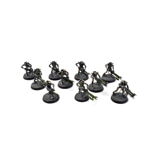 NECRONS 10 Warriors #2 Warhammer 40K WELL PAINTED