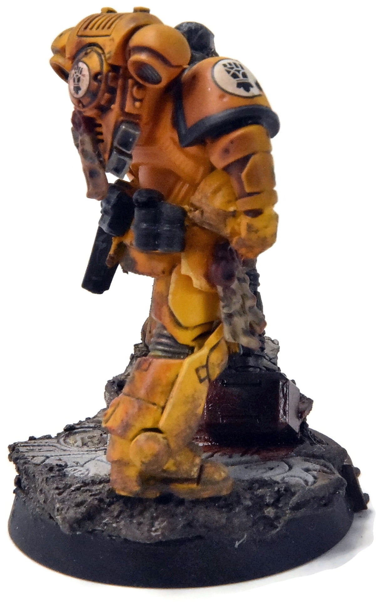 IMPERIAL FISTS Primaris Captain Converted #3 PRO PAINTED Warhammer 40K