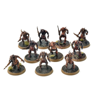 CHAOS DAEMONS 10 Plaguebearers #7 PRO PAINTED 40K SIGMAR