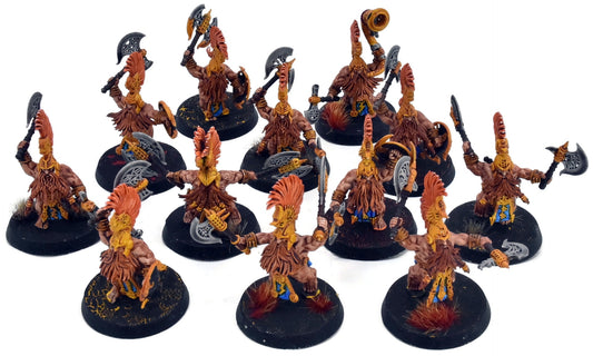 FYRESLAYERS 12 Vulkite Berzerkers #2 WELL PAINTED Warhammer Sigmar